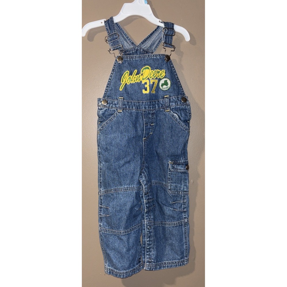 John Deere Denim Overalls 24 Months